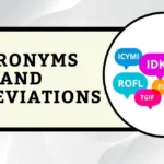 Acronyms and Abbreviations