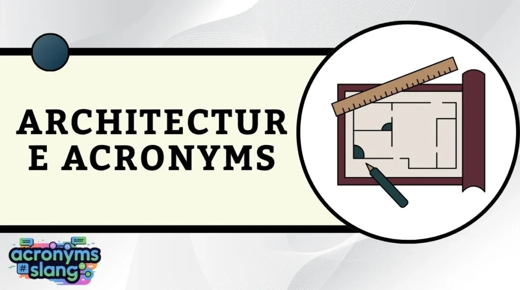 Architecture Acronyms