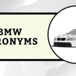 BMW Acronyms