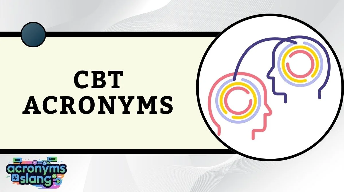 CBT Acronyms