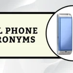 Cell Phone Acronyms