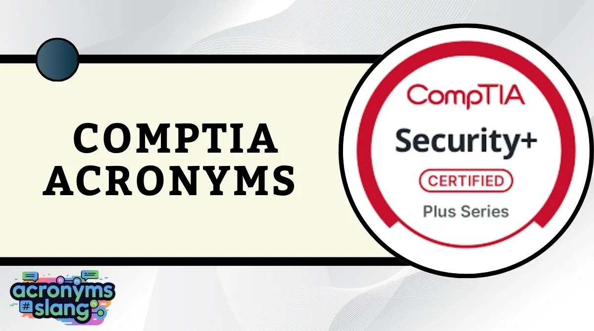 CompTIA Acronyms
