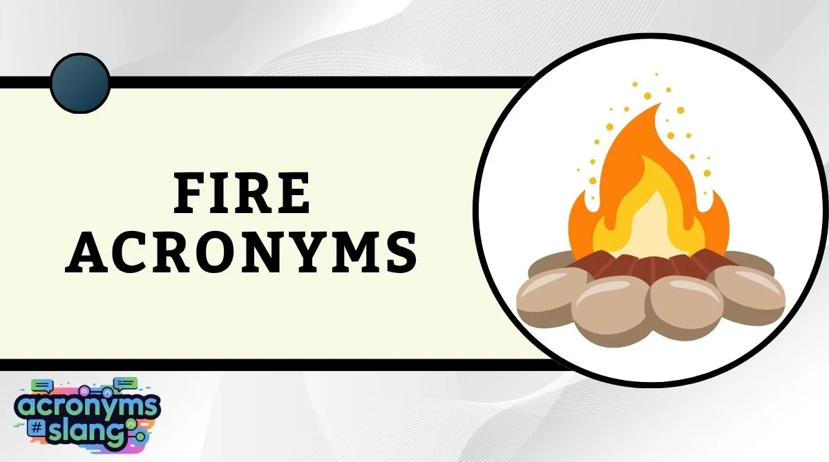 Fire Acronyms