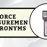 Force Measurement Acronyms