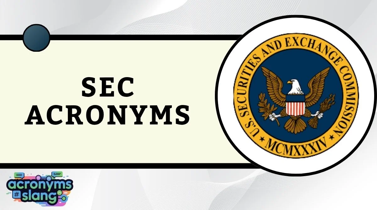 SEC Acronyms