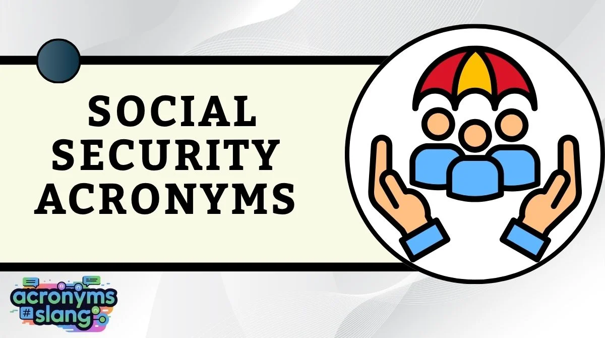 Social Security Acronyms