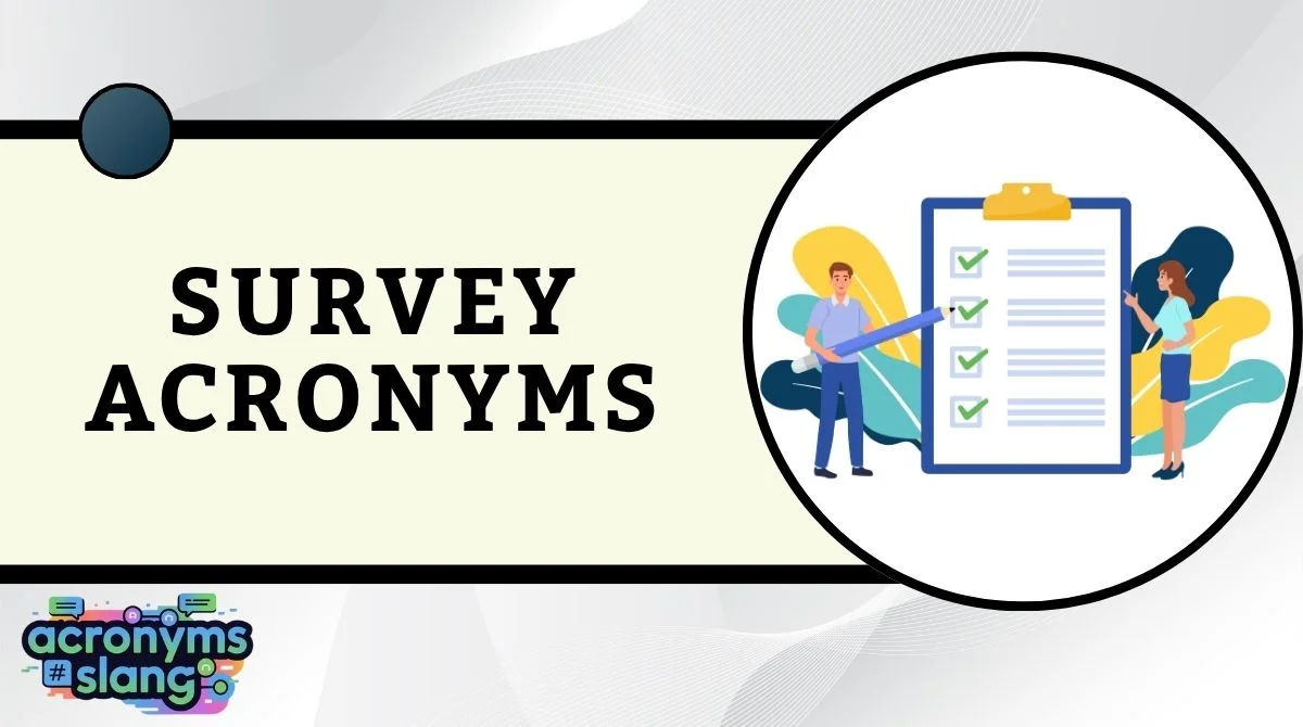 Survey Acronyms