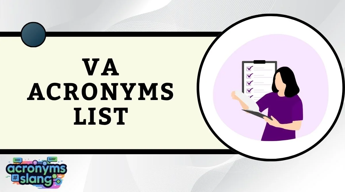 VA Acronyms List